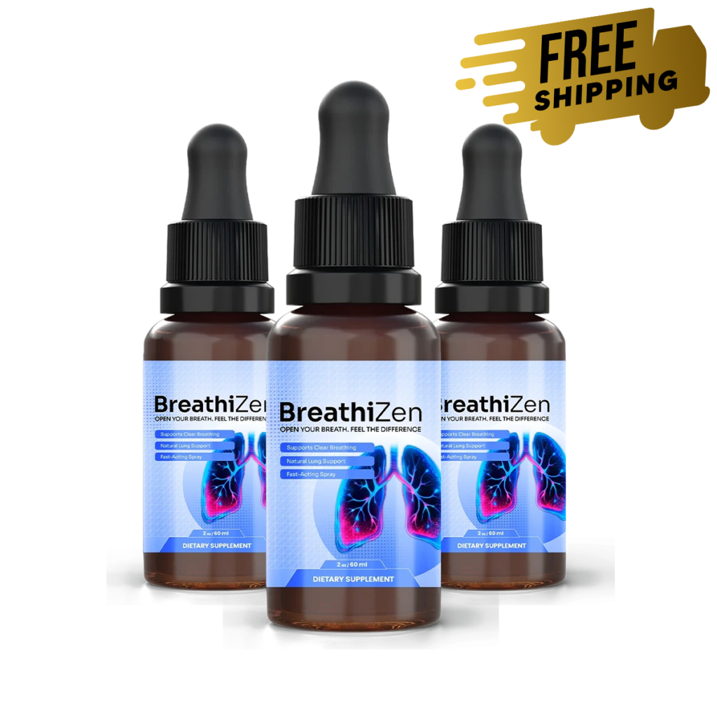 BreathiZen Lung Support Drops — 3 bottle package